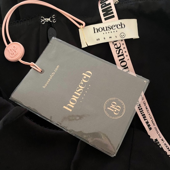 NEW House of CB Lova Dress Black Large+ (XL) - Picture 14 of 16